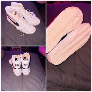 Nike Blazer Hi Black and White